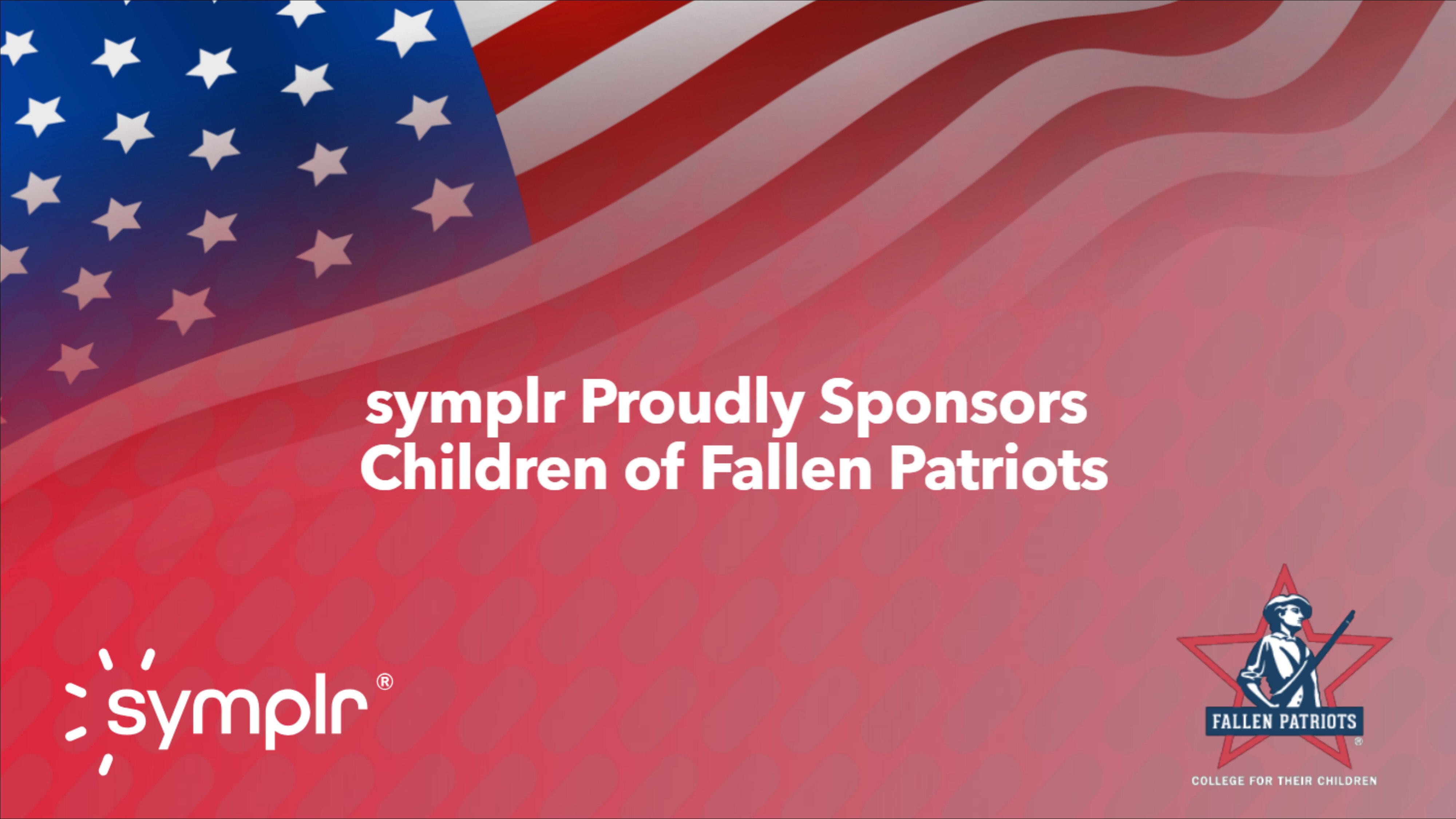 symplr sponsors Children of Fallen Patriots